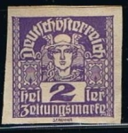 Stamps Austria -  Scott  P29  Mercury