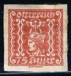 Stamps Austria -  Scott  P49 Mercury