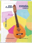 Sellos de Europa - Espa�a -  Instrumentos musicales. Laúd