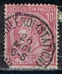 Stamps Belgium -  Scott  52  Leopoldo II