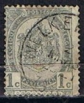 Stamps Belgium -  Scott  60  Escudo d´Armas