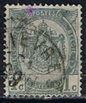Stamps Belgium -  Scott  60  Escudo d´Armas (7)