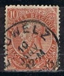 Stamps Belgium -  Scott  65  Leopoldo II (4)