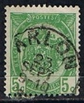 Stamps Belgium -  Scott  84  Escudo d´Armas (3)