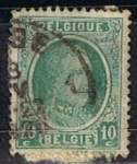 Stamps Belgium -  Scott  148  Alberto I (2)