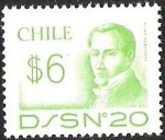 Stamps Chile -  DIEGO PORTALES