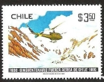 Stamps Chile -  CINCUENTENARIO FUERZA AEREA DE CHILE