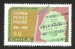 Stamps Chile -  HOMENAJE AL COMPOSITOR CHILENO OSMAN PEREZ FREIRE