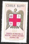 Stamps Chile -  CONGRESO INTERNACIONAL DE MEDICINA Y FARMACIA MILITARES