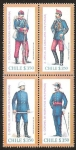 Stamps Chile -  UNIFORMES MILITARES