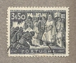 Sellos de Europa - Portugal -  Conquista de Lisboa a los moros