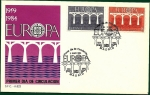 Stamps Spain -  Europa - CEPT 1984   El puente - SPD