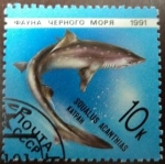 Stamps Russia -  Mielga / Squalus acanthias