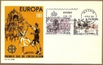 Stamps Spain -  Europa - CEPT  1981 - Romeria del Rocio - Baile Popular La Jota - SPD