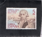 Stamps : Europe : Spain :  2536- GENERAL DON ANTONIO GUTIERREZ