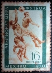 Sellos de Europa - Rusia -  México 1970 / Fútbol
