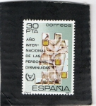 Stamps Spain -  2612- Año Internacional de las personas disminuidas