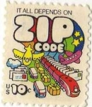 Stamps United States -  ZIP code