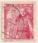 Stamps Europe - Spain -  General Franco y castillo de la Mota