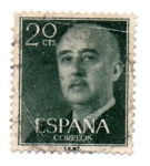 Sellos de Europa - Espa�a -  Serie del GENERAL-FRANCISCO FRANCO-1955/58