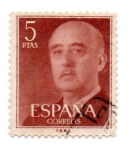 Stamps : Europe : Spain :  Serie del GENERAL-FRANCISCO FRANCO-1955/58