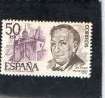 Stamps : Europe : Spain :  2459- ANTONIO MACHADO