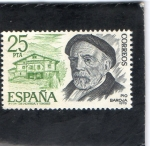 Stamps : Europe : Spain :  2458-  PIO BAROJA