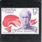 Stamps : Europe : Spain :  2490- SIMON BOLIBAR