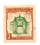 Stamps Uruguay -  -CIUDADELA de MONTEVIDEO-parte de serie