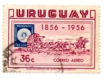 Stamps : America : Uruguay :  -CENTENARIO del TIMBRE-1956