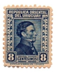 Stamps Uruguay -  -SIGNATURA:WARTELOW & SONS-1928-serie