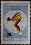 Sellos de Europa - Rumania -  Juegos Olímpicos México 1968