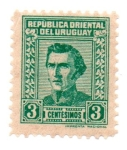 Stamps : America : Uruguay :  -GERVASIO JOSE ARTIGAS