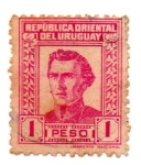 Stamps : America : Uruguay :  GERVASIO JOSE ARTIGAS