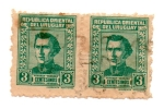 Stamps Uruguay -  GERVASIO JOSE ARTIGAS-CURISIDADES-