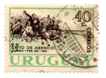 Stamps : America : Uruguay :  -GRITO DE ASENCIO-1811-1961