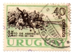 Sellos de America - Uruguay -  -GRITO DE ASENCIO-1811-1961