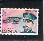 Stamps : Europe : Spain :  2595- PEDRO VIVES