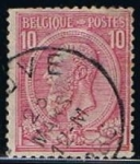 Stamps Belgium -  Scott  52  Rey Leopoldo