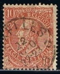 Sellos de Europa - Blgica -  Scott  65  Rey Leopoldo II