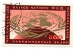 Stamps : America : Uruguay :  1958-ANIVERSARIO de la ORGANIZACION de ESTADOS AMERICANOS