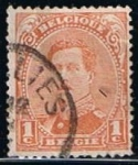 Stamps Belgium -  Scott  92  Rei Alberto I