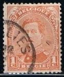 Sellos de Europa - Blgica -  Scott  92  Rei Alberto I