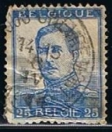 Sellos de Europa - Blgica -  Scott  105 Rey Alberto I