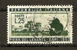 Stamps Italy -  Feria de Levante - Bari.