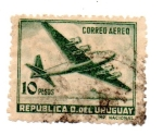 Stamps : America : Uruguay :  -1947-57-Tipo:F
