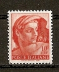 Stamps Italy -  Obras de Miguel Angel.