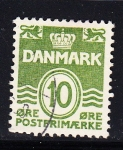 Stamps : Europe : Denmark :  cifras
