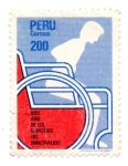 Stamps Peru -  -AÑO DE LOS DERECHOS DEL MINUSVALIDO