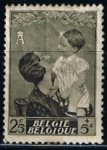 Stamps Belgium -  Scott  B190  Reina Astrid co el Principe Baduino